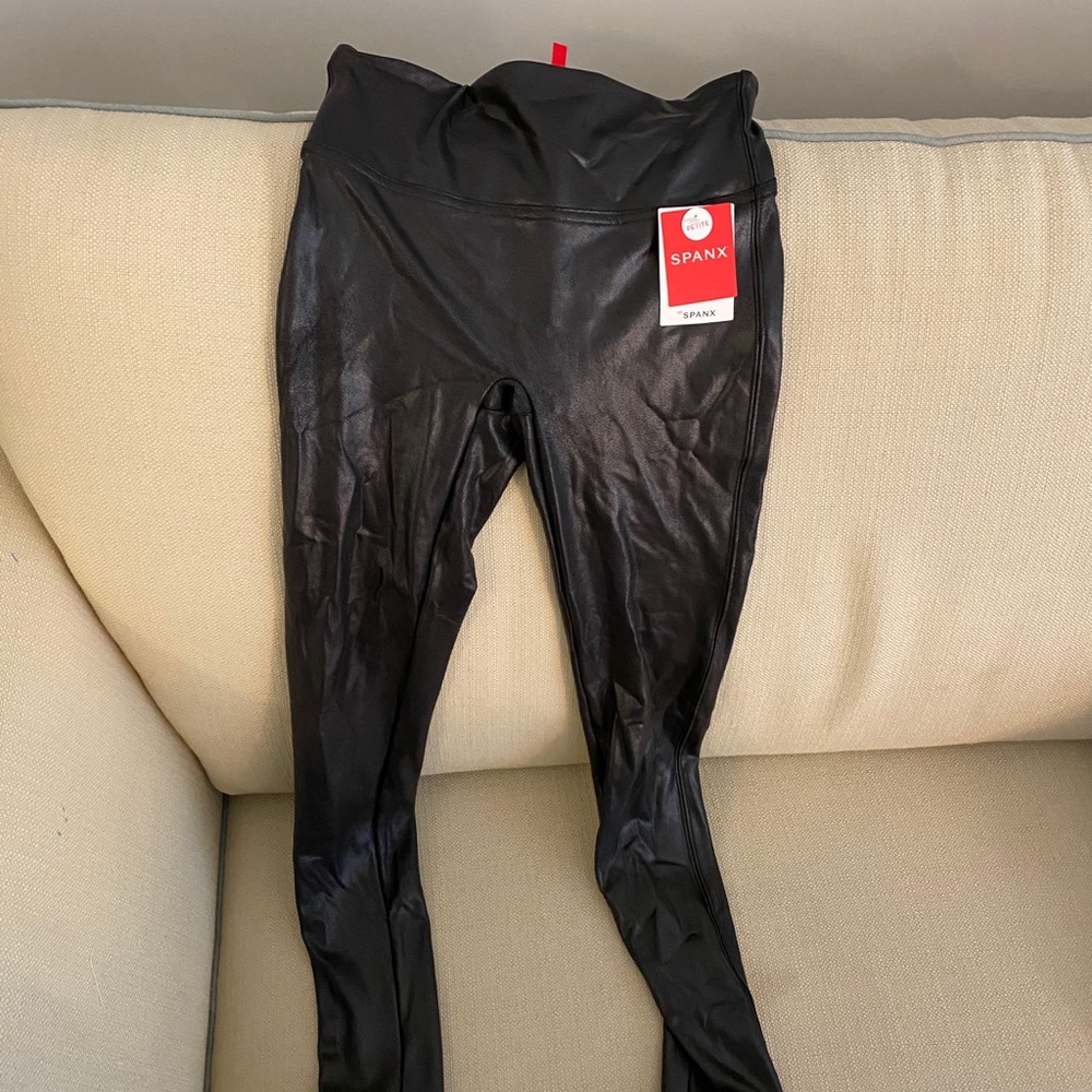 Faux leather SPANX NWT petite small